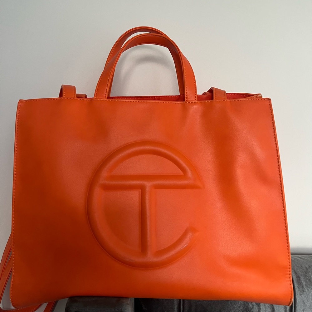 Telfar Medium Orange Tote